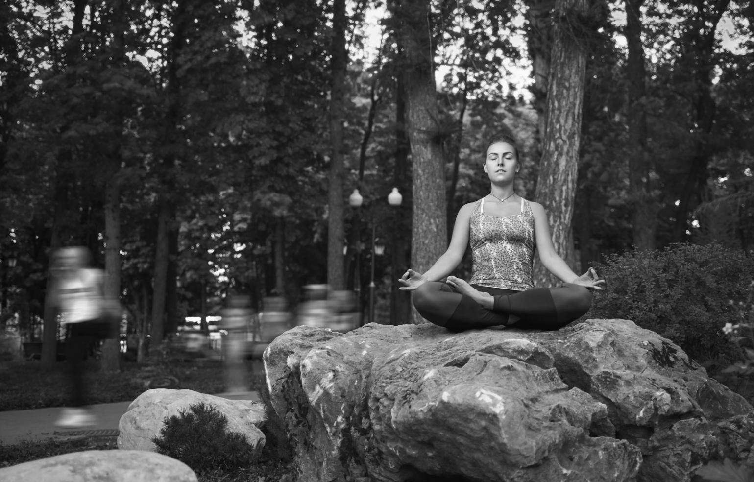 Posture de détente yoga